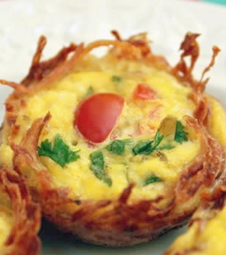 ლამაზი და ორიგინალური, ამასთან ძალიან გემრიელი კერძი, რომელიც ნამდვილად საჭიროებს იმპროვიზაციას!